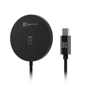 Cargador Inalámbrico Klip Xtreme 3 en 1 Power Desk 15W Magnético iPhone Android Apple Watch AirPods