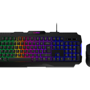 combo teclado mouse gamer MSI Forge GK100 RGB