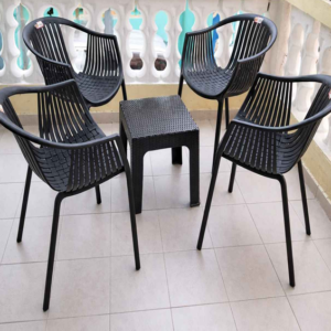 Juego de 4 Sillas Duralon Graston de Polietileno Resistentes