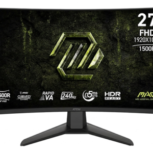 Monitor MSI MAG 274CF X24 27" Curvo 240Hz FHD | Gaming Rapid VA 1500R