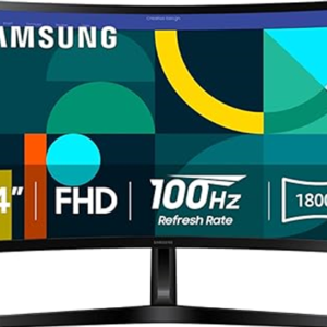 Monitor Gaming Samsung 24" Curvo FHD 100Hz HDMI y VESA Samsung Monitor Curvo 24" Full HD 100Hz 1800R para Gaming