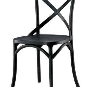 Sillas Plásticas Tipo X para Exterior e Interior Resistentes y Cómodas