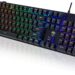 Teclado mecánico gaming RisoPhy RGB 104 teclas USB | Switch azul, retroiluminado LED