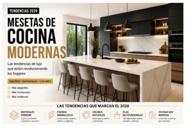 Cocinas Modernas 2026: Las Mesetas Más Elegantes y Minimalistas