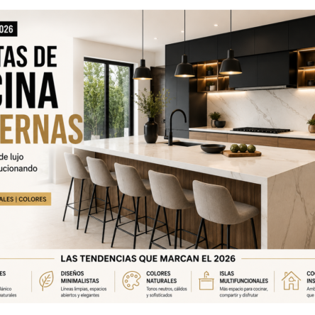 Mesetas de Cocina Modernas en 2026: Tendencias de Lujo que Están Revolucionando los Hogares