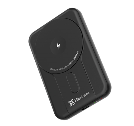 Power Bank Klip Xtreme 5000mAh con Carga Inalámbrica y Compatibilidad MagSafe®