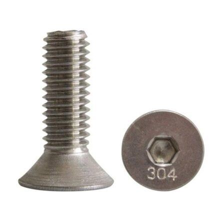 Tornillo DIN 7991 de Acero Inoxidable 304 | Cabeza Avellanada Allen | M3 a M12